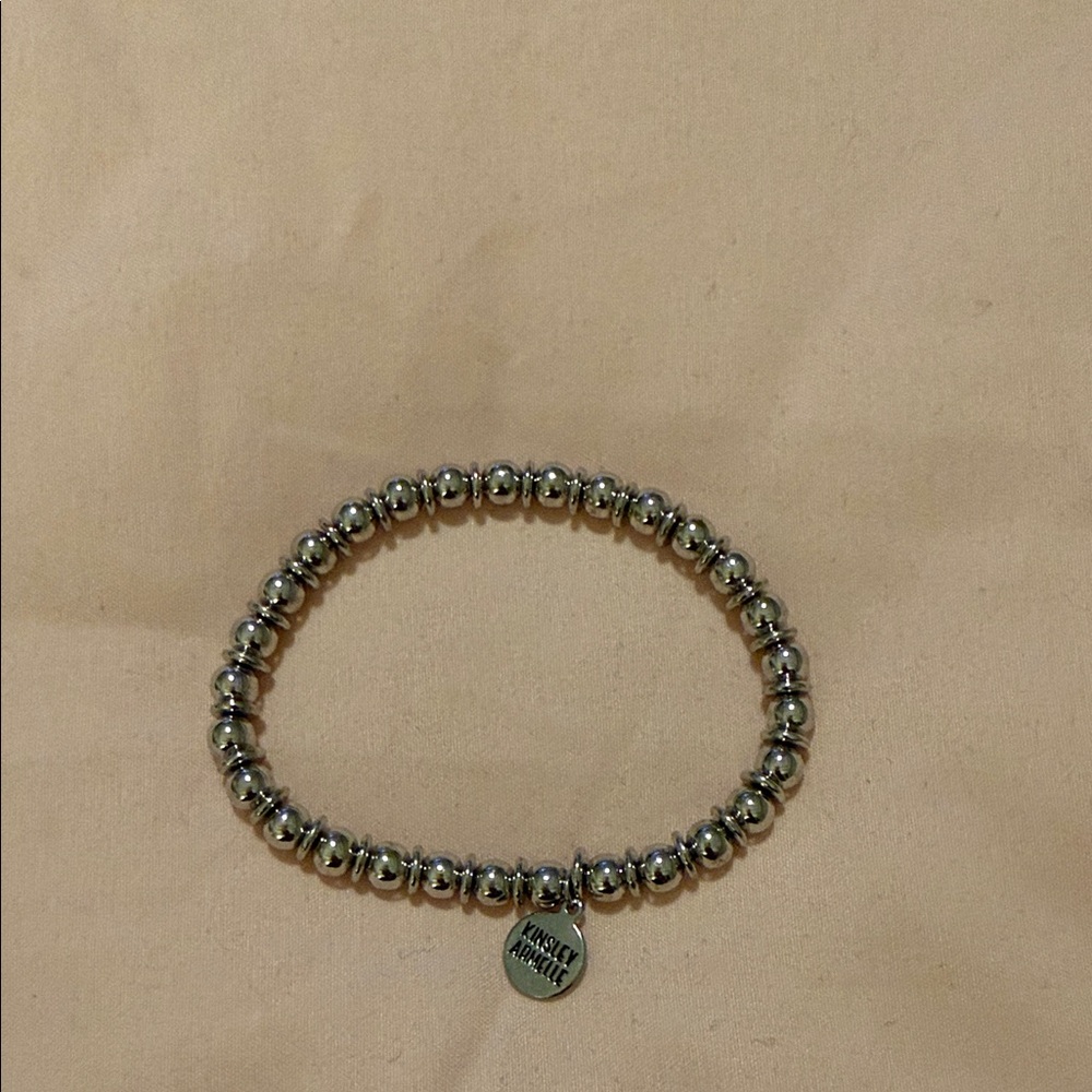 Silver Beaded Bracelet